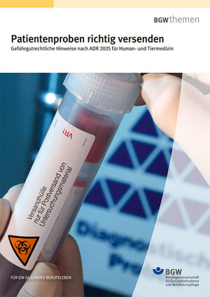 Broschüre Titelseite Patientenproben